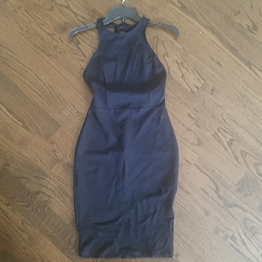 Black dress with lace